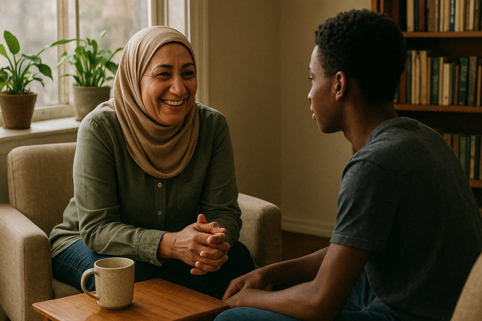 Compassionate coaching session
