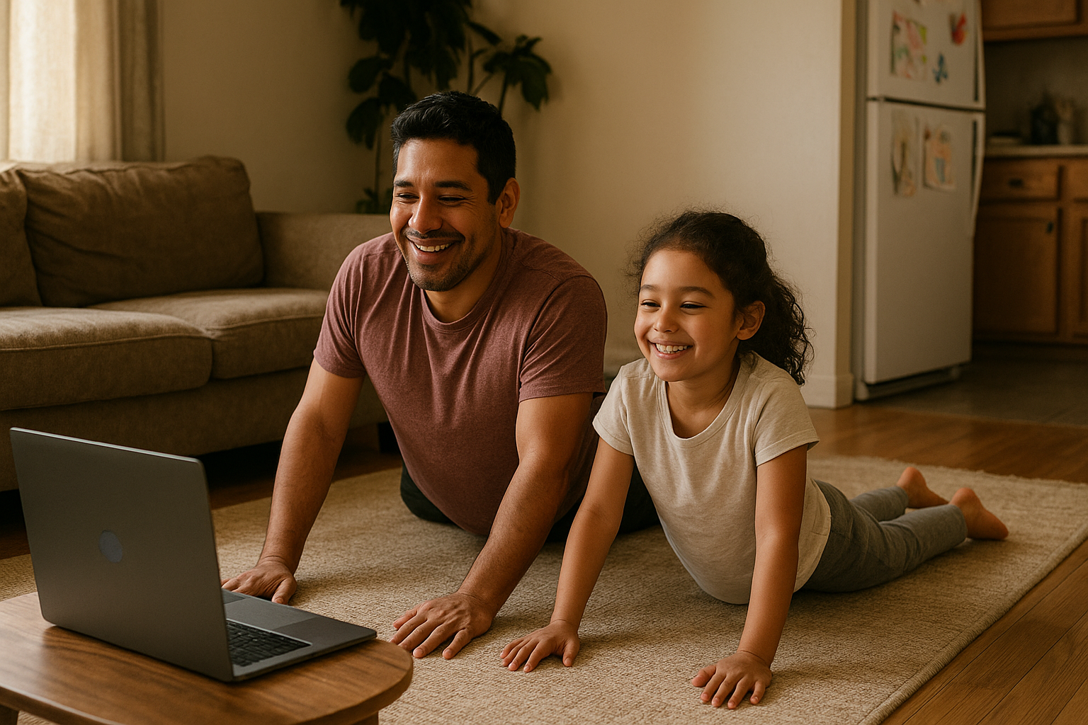 Online yoga at home